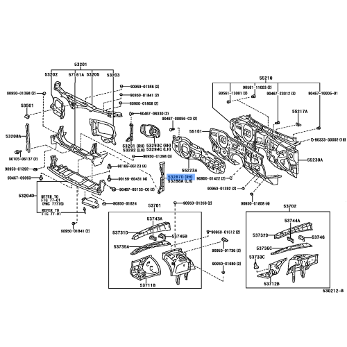 TOYOTA LEXUS RC F Duct Cool Air Intake Genuine JDM OEM