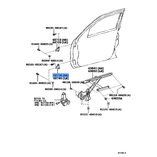HINGE ASSY FR DOOR