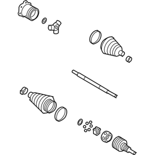 GENERAL MOTORS 84842044 Front CV Axle Shaft Assembly