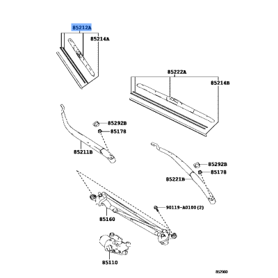 Blade Fr Wiper Rh