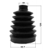 boot outer cv joint kit pvc 90.7x129x29