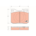 Pad Sub Set,Rr Calip