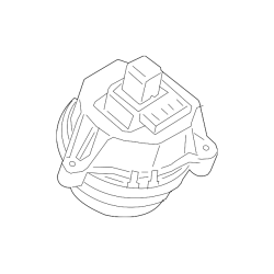 BMW 22116860482 Genuine Engine Mount Right