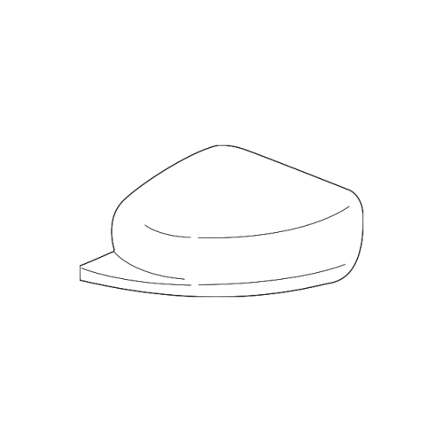 Cover-Mirror Body,Rh