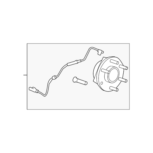 GENERAL MOTORS 84856654 Front Wheel Hub and Bearing Assembly