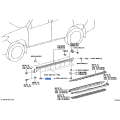 TOYOTA 76924-13020 Genuine Side Mudguard Retainer