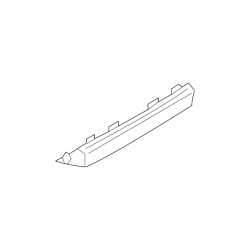 BMW X3 E83 Trailer Hitch Cover Flap 51123416243