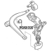 bushing, front lower control arm