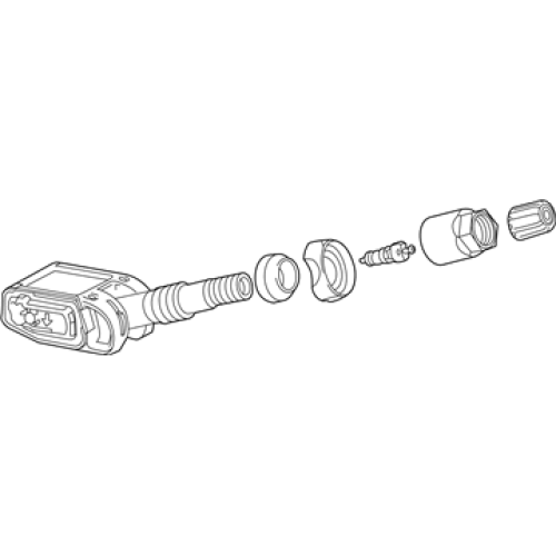 GENERAL MOTORS 13540598 Tire Pressure Indicator Sensor