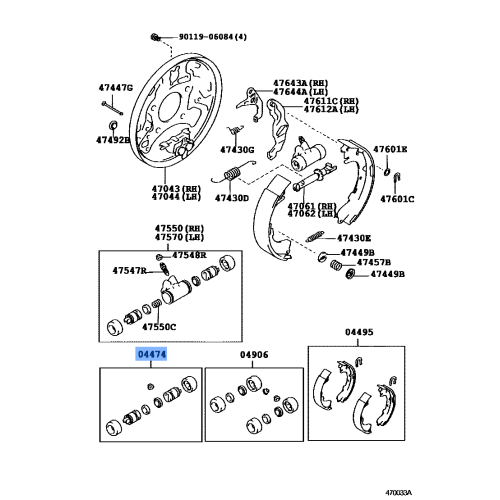Repair Kit, Brake Master