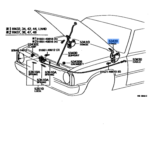 Hood Hinge