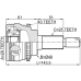 outer cv joint 29x49x25