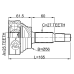 outer cv joint 25x56x27
