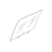 Glass Assy-Rear Door Wind