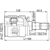 inner cv joint left 27x44x27