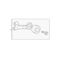 GM Pulley, Belt Idler (W/ Bracket) 12590963