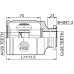 inner cv joint 29x41.3x25