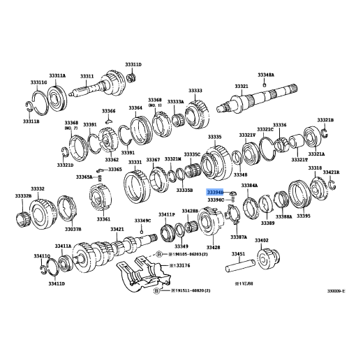 Synchromesh Shifting Key No. 3 TOYOTA