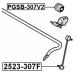 front stabilizer bar bush d23