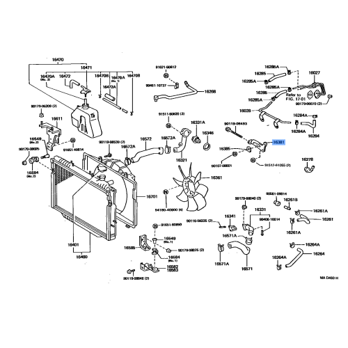 Fan Belt Adjusting Bar