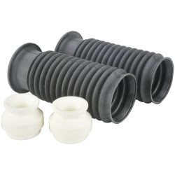 Boot with jounce bumper front shock absorber kit