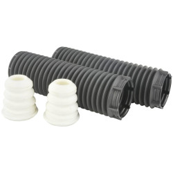 Boot with jounce bumper front shock absorber kit