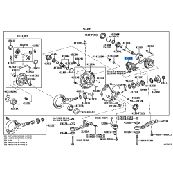 Front 4WD Differential Vacuum Actuator for Toyota Tacoma 2005-2019, 4Runner, and FJ Cruiser