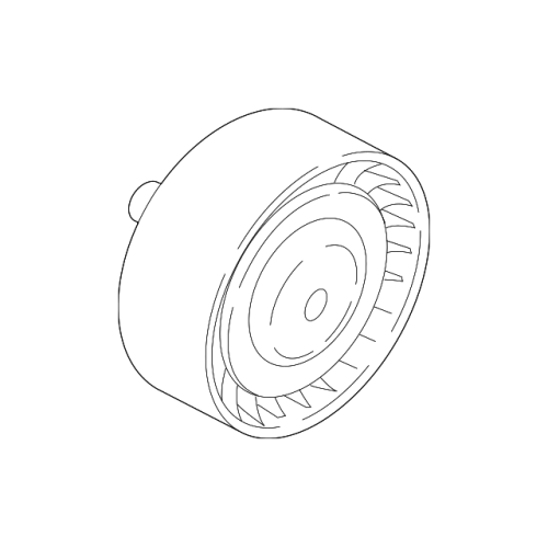 INA Drive Belt Idler Pulley - BMW Mini Cooper X1 Countryman Clubman X2