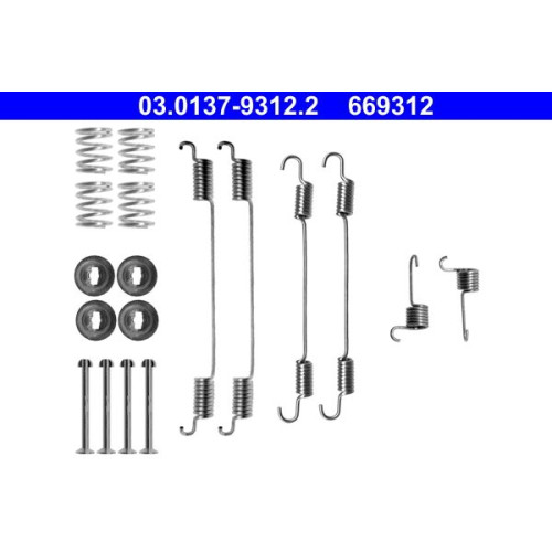 Attachment,Pad-Rear, 03013793122, ATE
