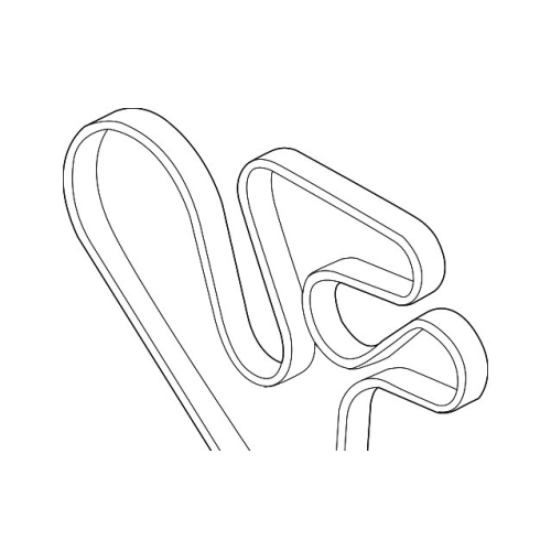 V-Ribbed Belt 8Dpk1833 Bmw F01/E71/N54