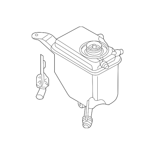 BMW 17137647284 Coolant Expansion Tank