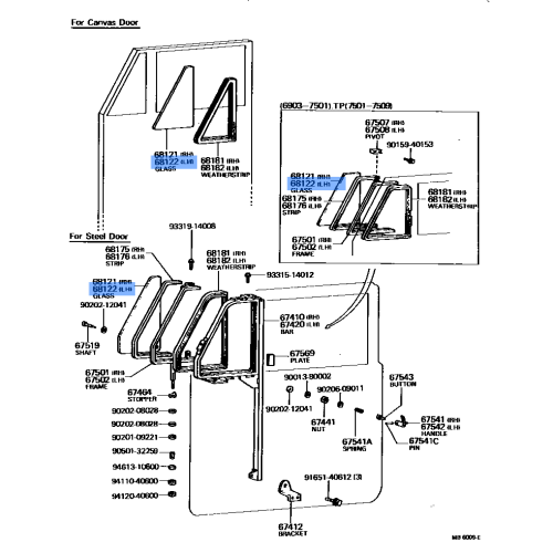 Fr Quarter Glass Lh