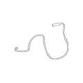 Genuine OEM Rear Disc Brake Pad Wear Sensor For BMW X5, X6, X7 34356870352