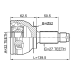 outer cv joint 32x52x27