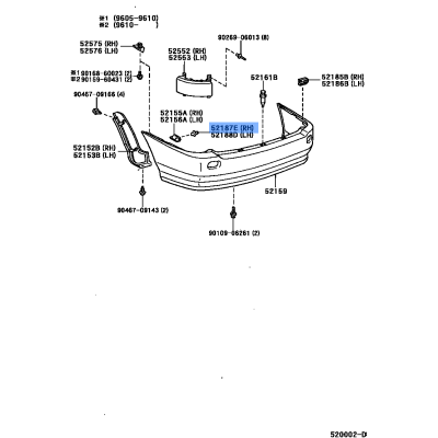 Guide Rr Bumper