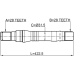 axle half shaft right 28x423x28