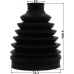 boot outer cv joint kit pvc 74.5x100.5x23