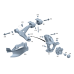 Suspension Arm Bush With Holder Front Axle Right Rear Mercedes-Benz A-Class
