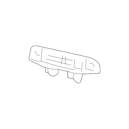 Genuine BMW Headlight Washer Cover Bracket 51117142159