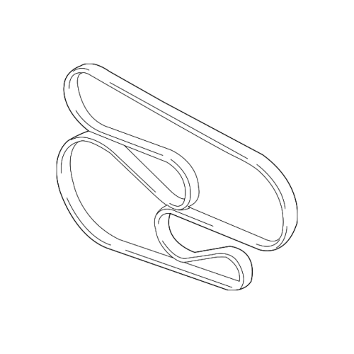 BMW Serpentine Belt (Alternator, Water Pump and Power Steering) - 335d E90 M57