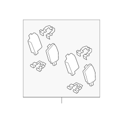 Pad Sub Set Rr Calip