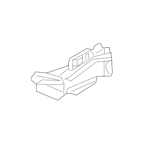 BMW E46 3 Series Front Right Brake Air Duct 51718197928