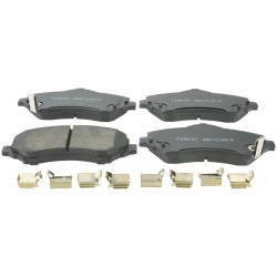 pad kit, disc brake, front - kit (with anti squeal shim, with brackets)