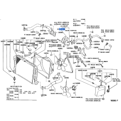 Toyota Thermostat Gasket (16128-75020)