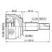 outer cv joint 26x61x30