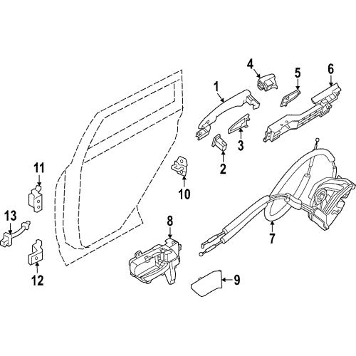Grip-Outside Handle,Rh