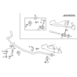 Stabilizer Mounting Frt Db W124/26.50Mm