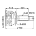 outer cv joint 23x60x27
