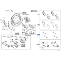 Toyota Land Cruiser Lexus LX570 OEM Rear Disc Brake Fitting Kit 04948-60040