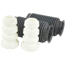 Boot with jounce bumper front shock absorber kit